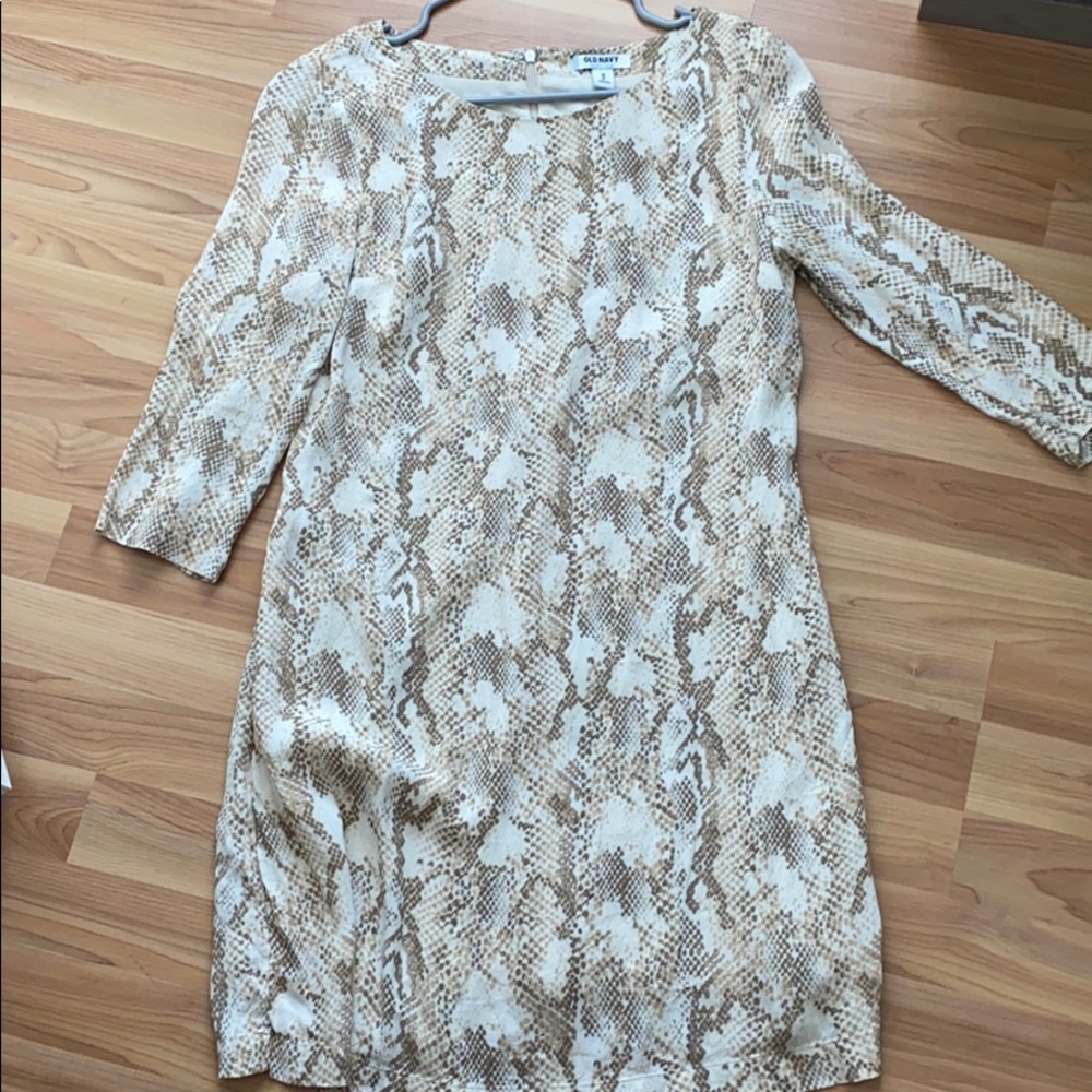 Old navy snakeskin dress